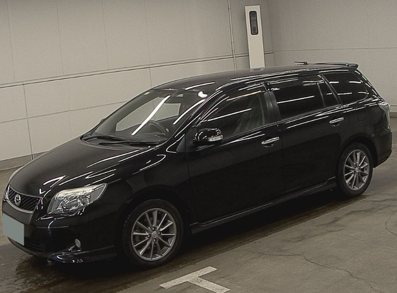 2010 TOYOTA COROLLA FIELDER BLACK